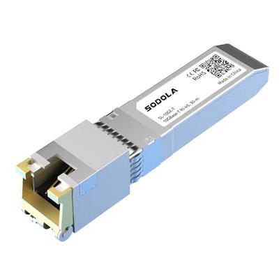 Sodola 10GBase-T SFP+ Module, 10G Copper, 1/2.5/5/10G Multi-Rate Optical Transceiver, Compatible with Cisco SFP-10G-T-S, TP-Link, Netgear, Ubiquiti UF