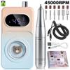 45000RPM Electric Nail File Professional Nail Gel Polishing Machine Nail File Low Noise Rechargeable Nail Drill Salon Tools