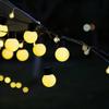 Waterproof Outdoor LED String Lights: Large Round Bulbs for Camping, Weddings, Holidays, and Decoration