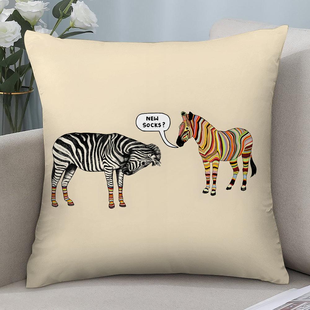 S-Smith Fashion P-Paul Pillow Case Short Plush Pillow Covers Sofa Decorative Gift Home Double-sided Printing Cushion Cover