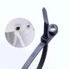 100 Pcs Nylon Universal Cable Tie Buckle New T Multifunctional Nylon Zip Ties with Pin Button Design Plastic Cable Fixion Tools