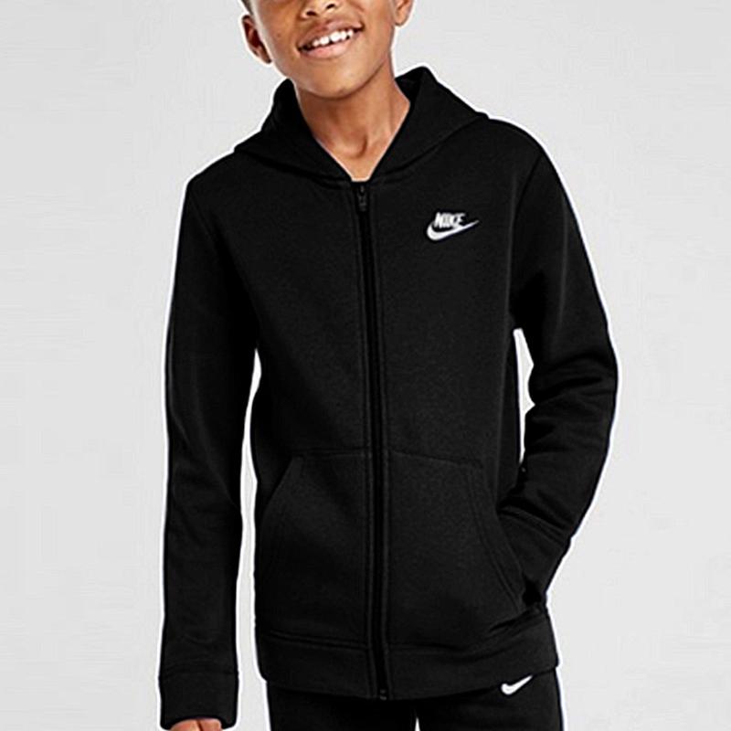 Nike Fleecefôret brodert logo avslappet sportsett barn aktivtøy svart BV3634-010