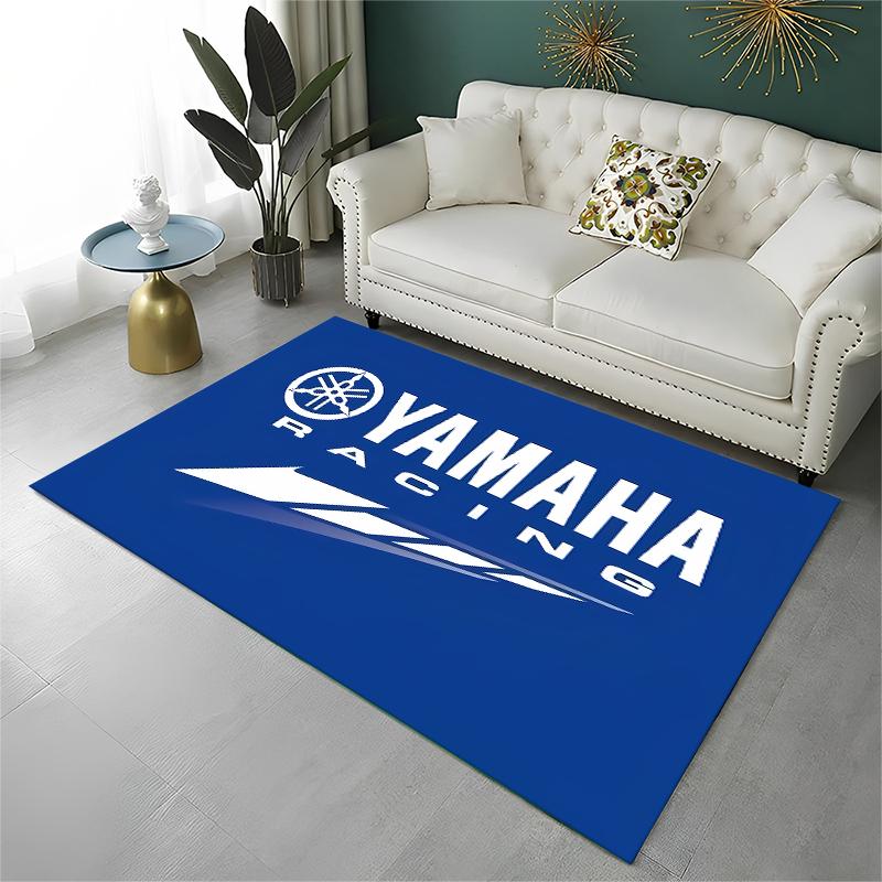 3D Racing Motorcycle Pattern Rug Non Slip Floor Mat For Kids Playroom Bedroom Living Room Home Decor