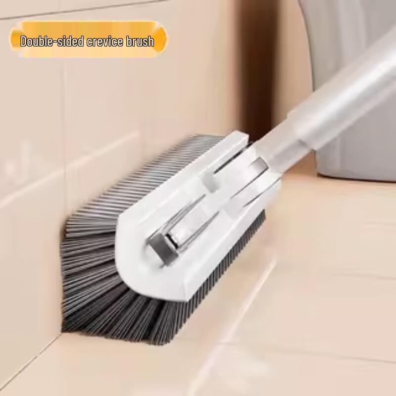 Long Handle V-Shaped Bathroom Cleaning Brush