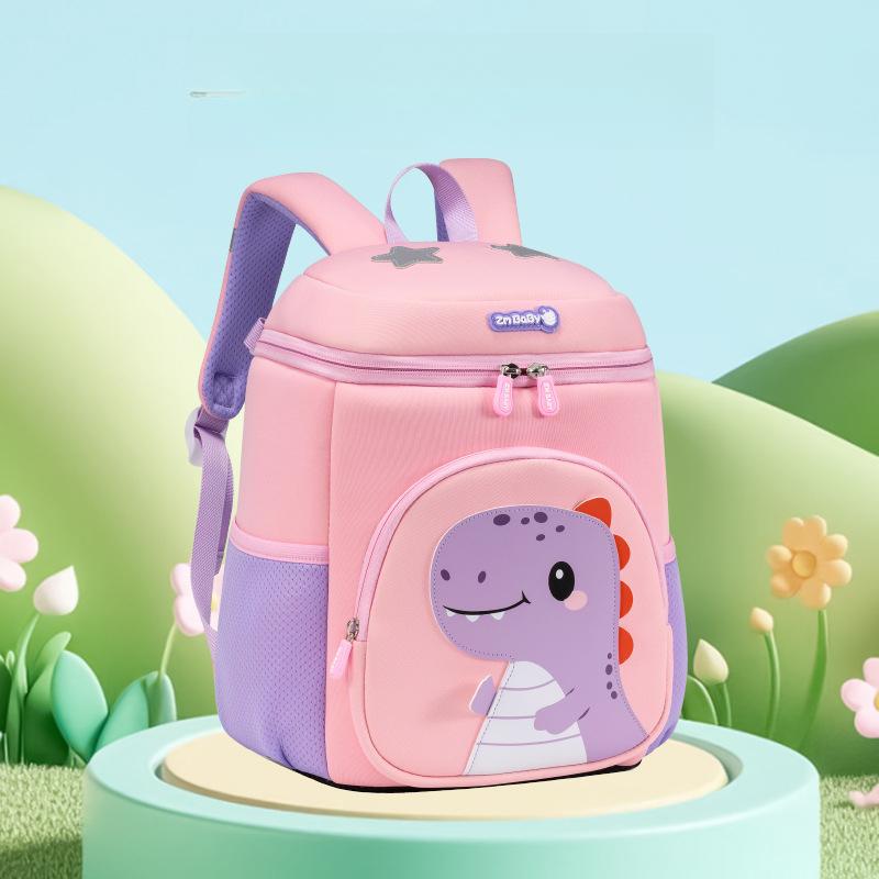 New Kindergarten Cartoon Backpack Boys and Girls Cute Fun Children's Double Shoulder Bag Baby Backpack