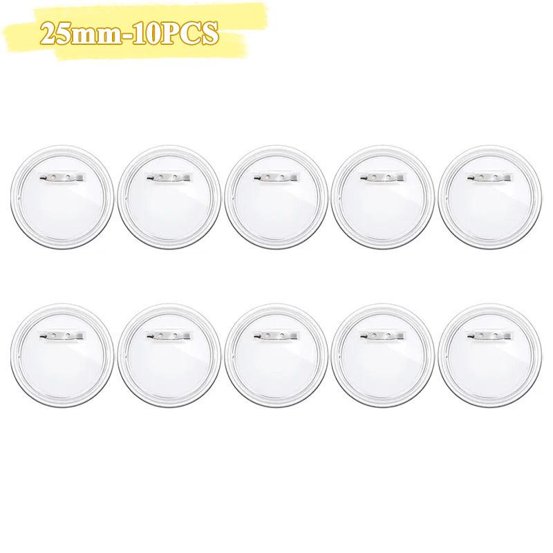 DIY Round Pin Button Maker Kit Craft Custom Name Tags Brooches & Cosplay Accessories for Parties & Events