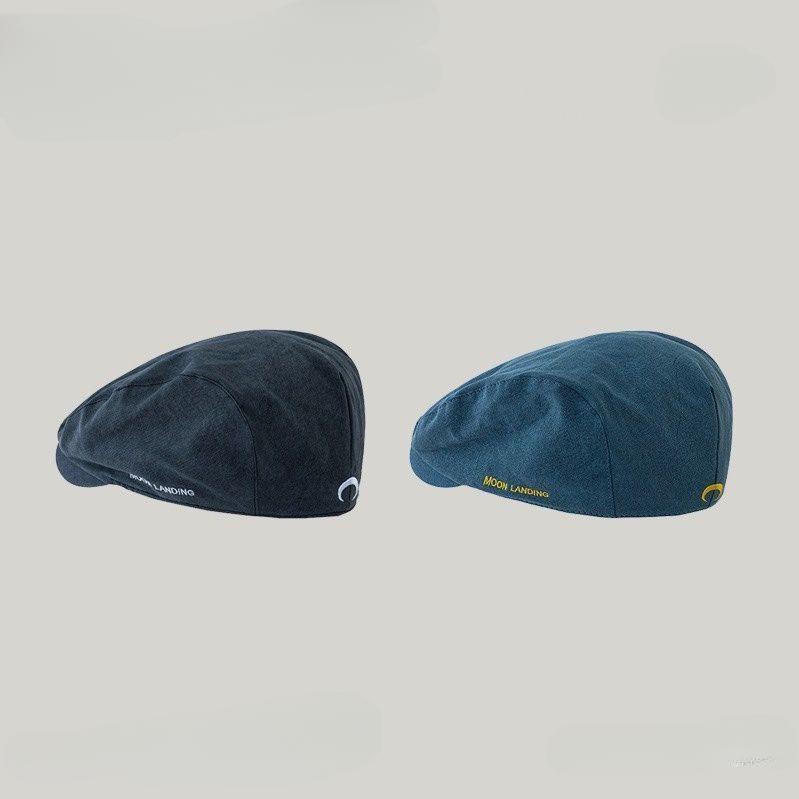 Retro Earth Cool Japanese Washed Adjustable Forward Hat Reverse Beret British Tide Brand Male Painter Hat