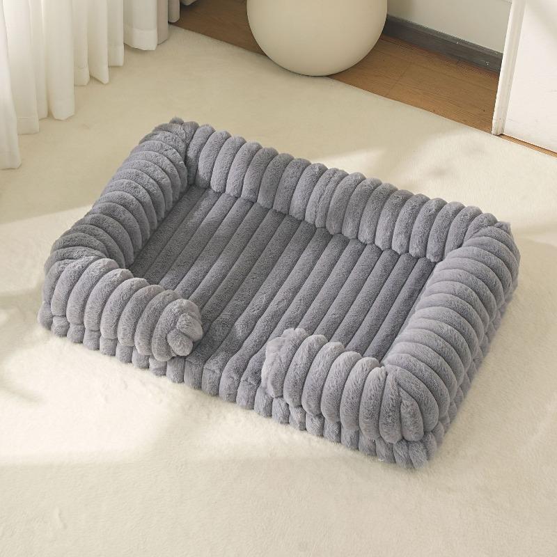 Cuccia Invernale Calda Impermeabile Tappetino per Animali Imbottitura Spessa Morbida per Cani Piccoli Durevole Lavabile Cuccia per Cane Gatto per Stagione Fredda Fondo Antiscivolo