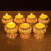 Praying Lotus Shape Lamp Holder Base For Home