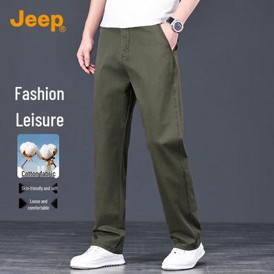Pantaloni casual drepți pentru bărbați