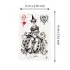 9*6cm Heraldic Playing Cards - 38 Pcs Hand-Drawn Lenormand Oracle Cards for Divination & Collectors - Double-embossed Cardstock