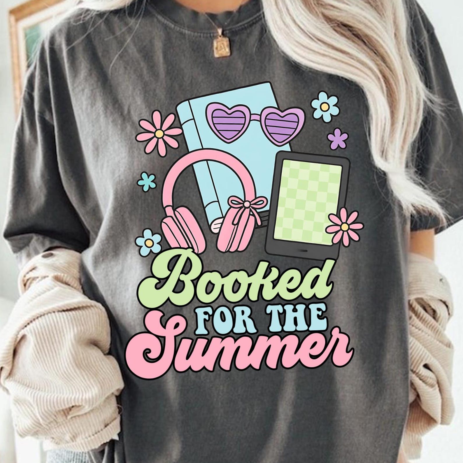 Booked For The Summer Shirt, Summertime Shirt, Romance Books Beach Reading, Summer Bookcation, Summer Beach Season Book Club L