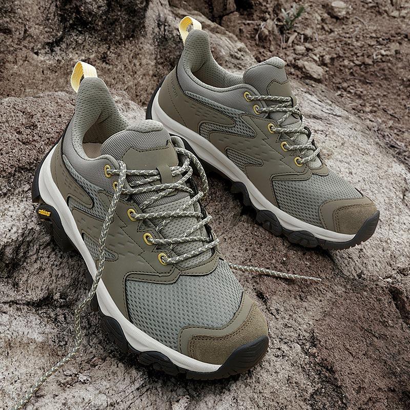 Outdoor Hiking Shoes Men's Non-slip and Wear-resistant Hiking Shoes Off-road Hiking Shoes Lightweight Cushioning Breathable