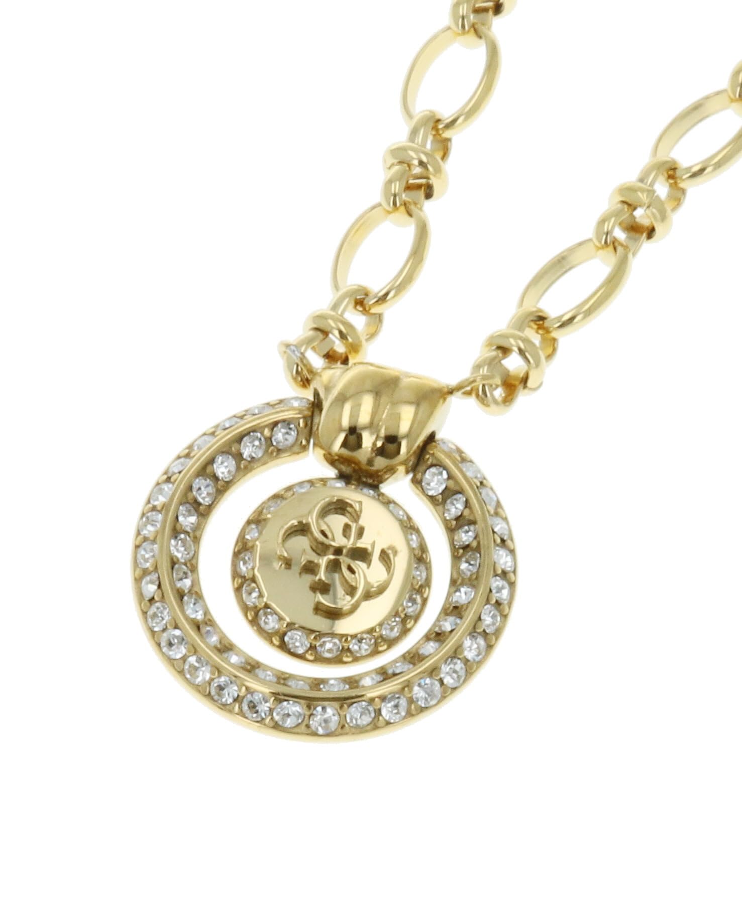 

KNOT YOU Necklace JUBN04056JWYG Brass with drawstring [Guess] Women s [item] золотой