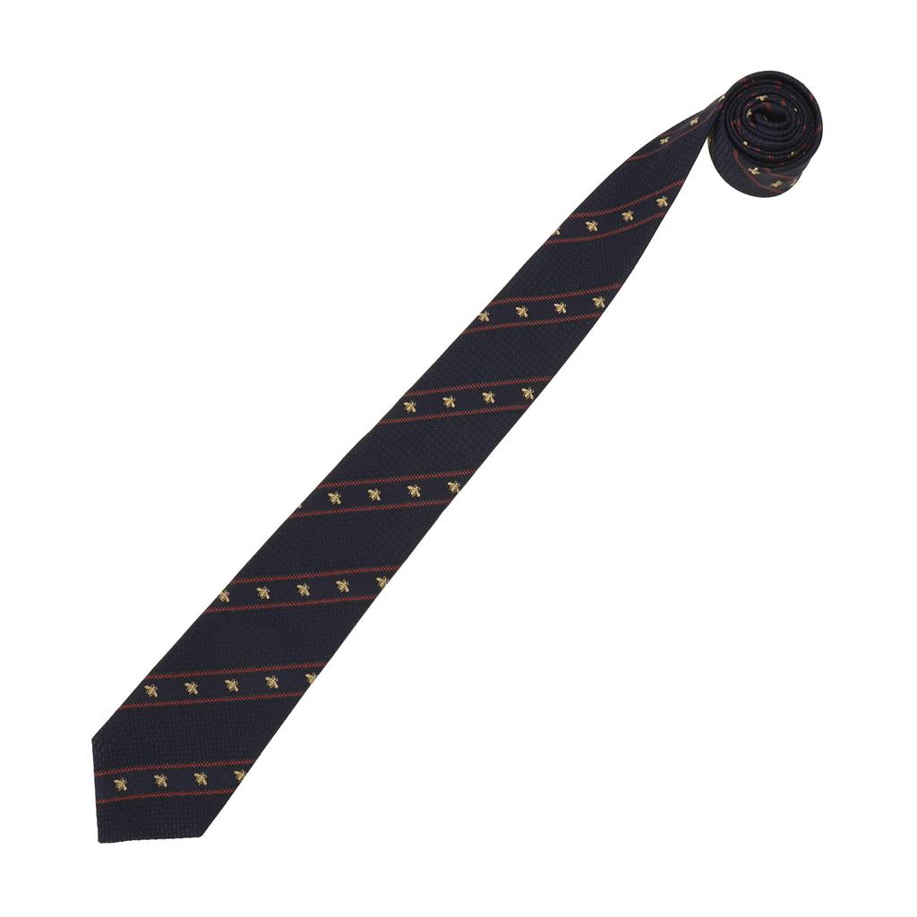 Gucci Narrow Tie 451528 4E002 4074 Navy/Red [Used]