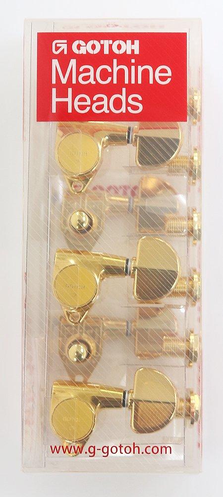 GOTOH Electric Guitar 20 Gold Tuners, Buttons, 3+3, (05182GX) SG301-20-3+3-GG