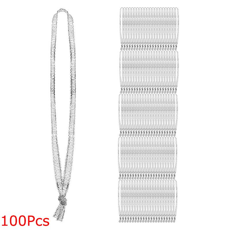 

100 шт./уп. Подвесные Экологически чистые Украшения ручной работы Подарочная коробка Яркий цвет Рождественская шелковая атмосфера Сделай сам Укрась 0.3*12cm серебряный