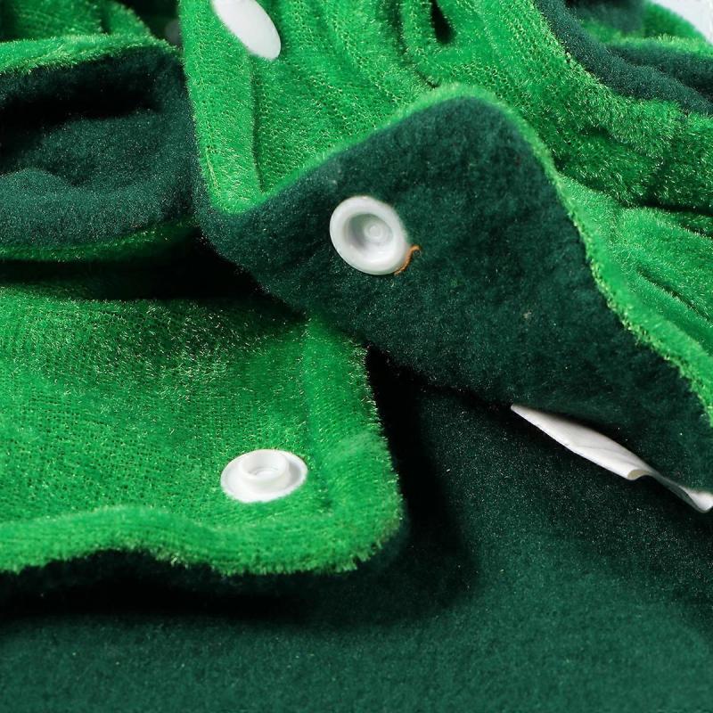 Pet Clothes Dog Puppy Coat Cape with Hat for Christmas Party 2Sets