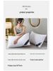 Luxury Five-Star Hotel Neck Protection Pillow - Ultra-Soft Feather Velvet, Perfect for Better Sleep In Dormitories; Resilient and Non-Collapsing.