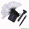 Solar LED Water Drop String Lights, Battery/USB, Waterproof, Indoor/Outdoor Festival Decoration