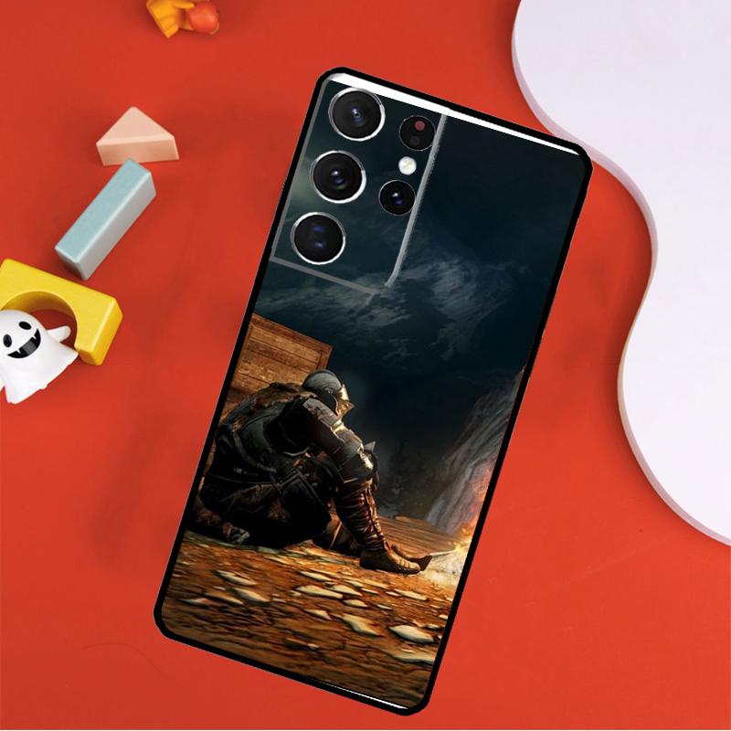 Dark Souls Case For Samsung Galaxy S23 S22 Ultra S8 S9 S10 Plus Note 10 20 Ultra S20 S21 FE Phone Cover
