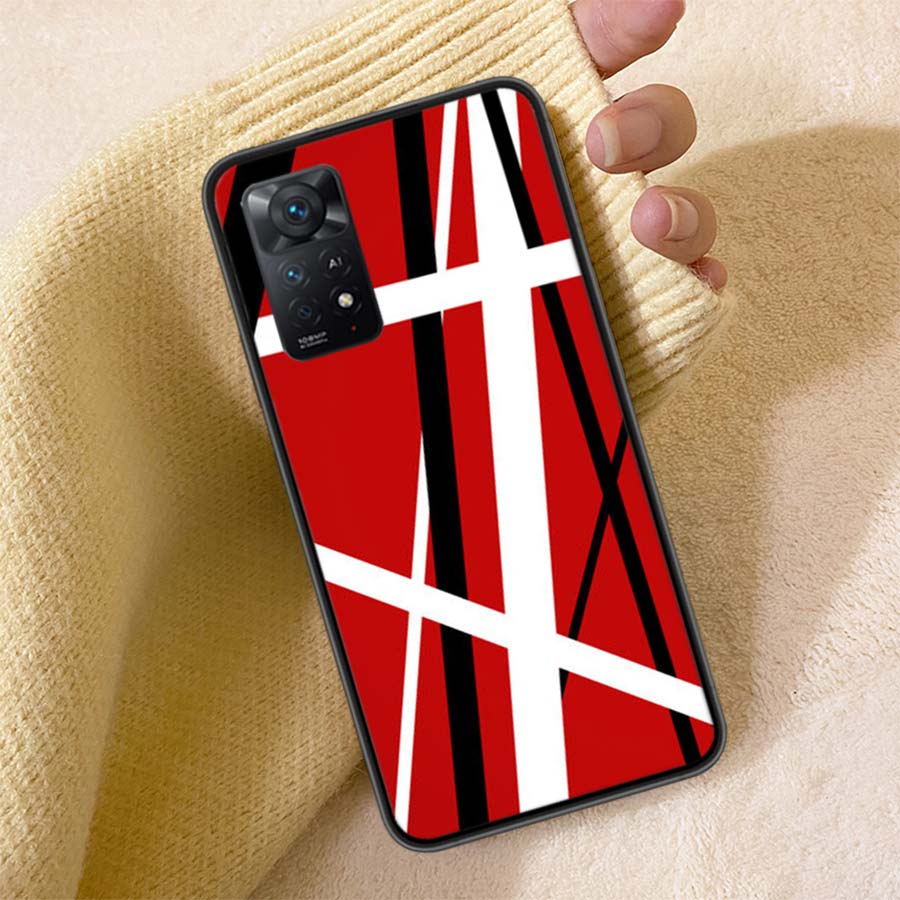 Eddie Van Halen Graphic Guitar Phone Case For Redmi 13C 14C Note 14 13 Pro Plus 5G Clear Capa 12 12C 10A 10C 10 9A 9C 9T 9 8 Pro