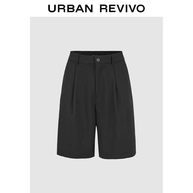 UR Men s 2025 Autumn 3D Pleated Casual Shorts 32