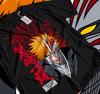 Bleach T-Shirt Mens Womens Tees Top Ichigo Kurosaki Moon Kawai Anime Manga Black T-Shirt Mens Womens Tees Top Kenpachi 047
