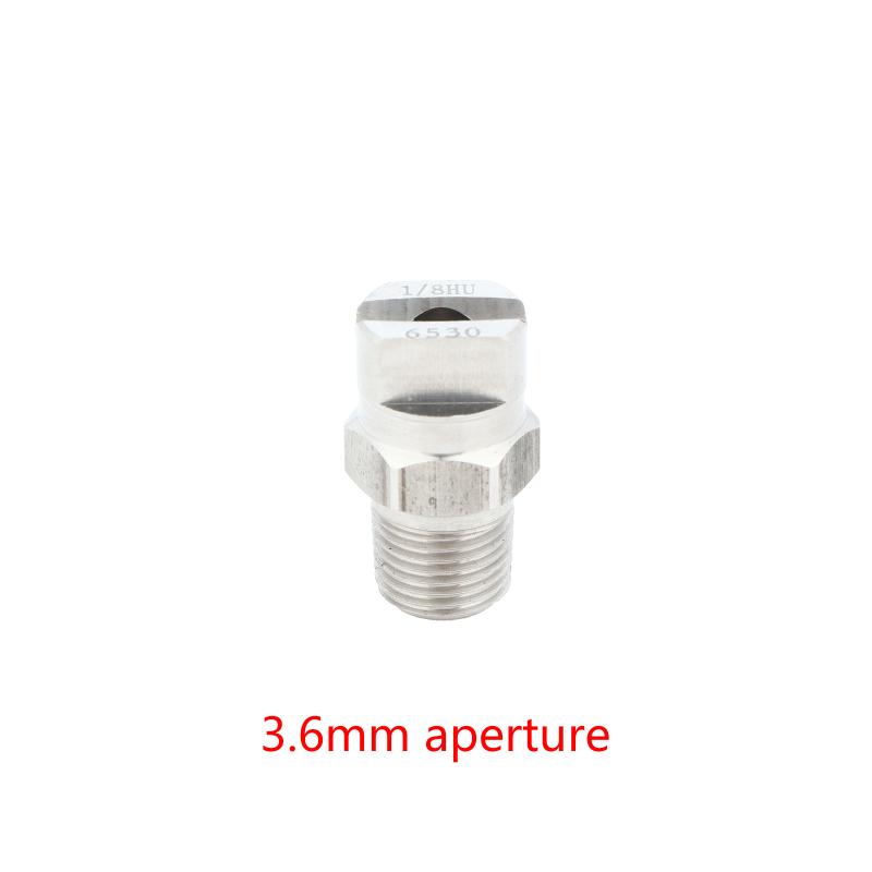Easy to Install 1/8" 1/4" HVV/HU 304 Stainless Steel Flat Fan Spray Nozzle for Industrial Cleaning Projects