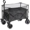 WAQ Carry Wagon Outdoor DX Large Capacity Cart Folding Maximum 178L Load 200kg Brake Expansion Function Rear Carrier Tough Wide Tires Removable Camp