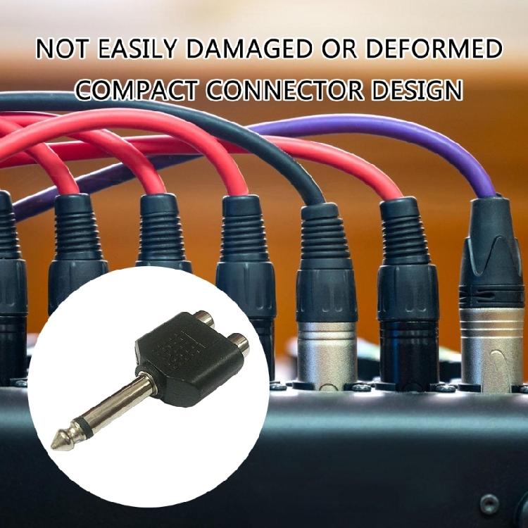 5pcs Robusts 6.35mm To Sound Converters Female Stereo Interconnects Sound Adapter for Musicians and Audiophiles