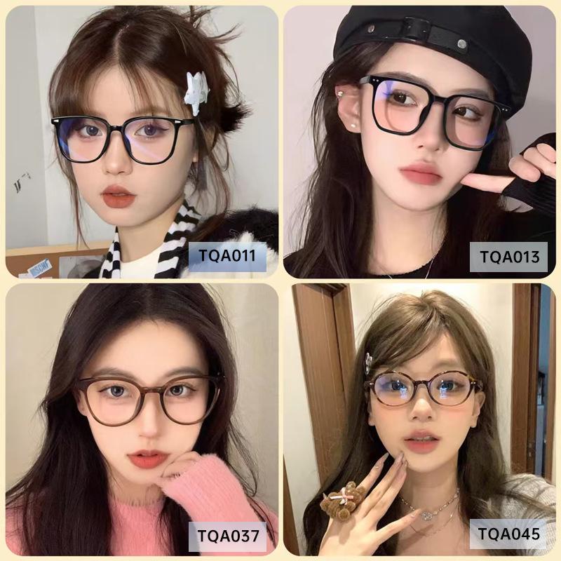 Trendy Unisex Korean-Style Myopia Glasses with High-End Anti-Blue Light Frames