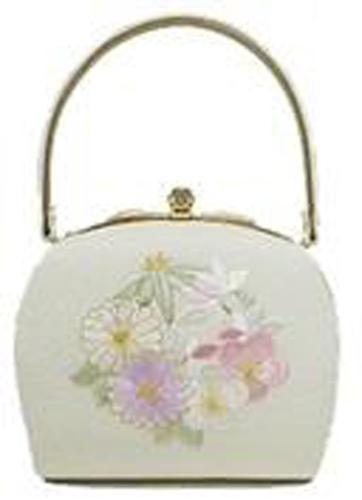 

Сумка Андо с четырьмя джентльменами Подходит для выхода и подходит для японской и западной одежды JBA-1 Женская вышивка, Молочно-белый, Свадьбы,