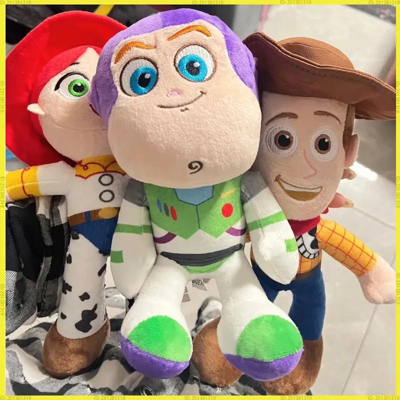 Toy Story Woody Buzz Lightyear Jessie High Quality Soft Plush Dolls Lovely Stuffed Anime Toys Room Decor Xmas Gifts For Girls