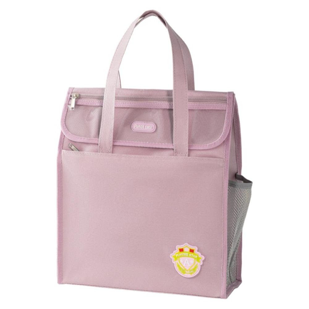 Легкие холщовые сумки-тоут однотонные студенческие сумки через плечо для книг сумки из оксфордской ткани для подростков розовый 1150₽