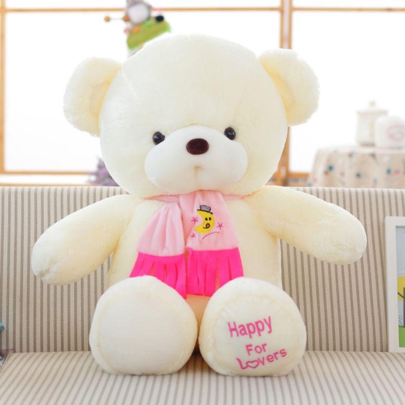 Scarf Bear Teddy Bear Doll Wedding Hug Panda Plush Doll Couple Gives Girlfriend A Gift