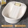 All-in-One Thickened Washboard Basin: Ideal for Clothes, Underwear, and Baby Laundry