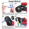 HSC8 6-4/6-6 Electrical Ferrules Tool Self-adjustable Ferrule Crimping Tool  for Household DIY Use