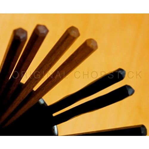 Kawai Japanese-made wooden chopsticks, dishwasher safe, set of 5, brown, 23cm, product number 26534
