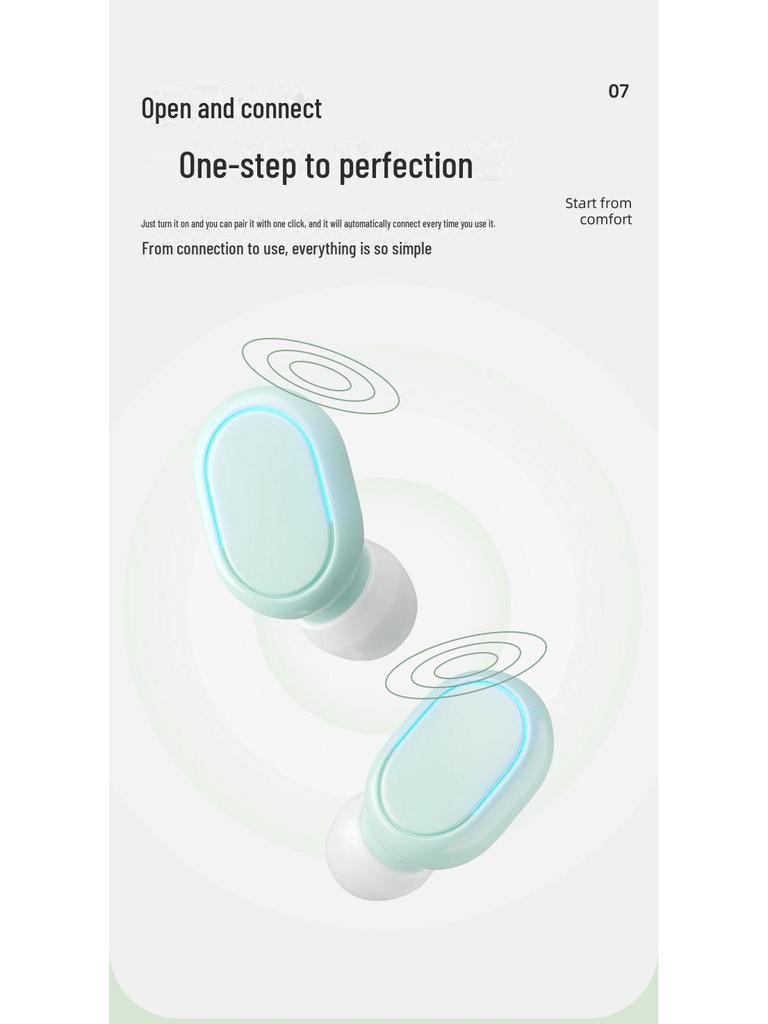 E7S Bluetooth Sports Headset: TWS, Low Power, Ultra-Long Battery, Noise Reduction, Digital Display