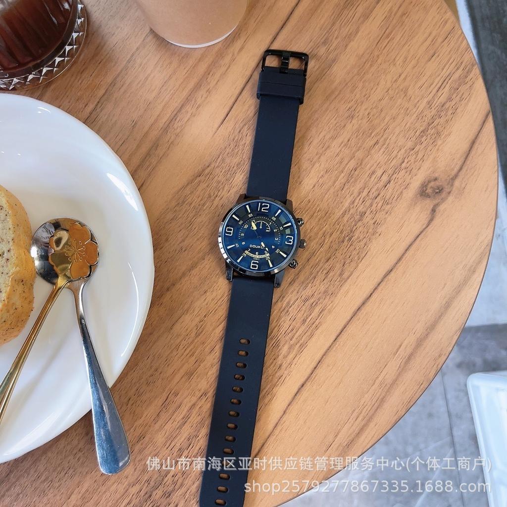 Sportliche Hochwertige Dominante Schwarze Uhr Männlich Einfacher Trend Mittelschüler Teenager Gutaussehend