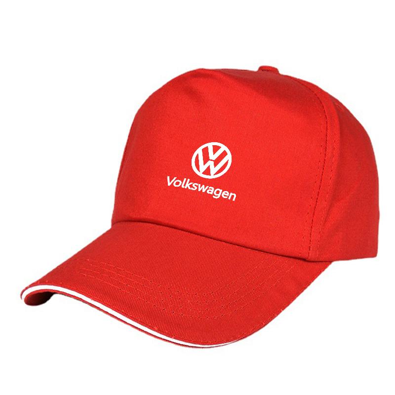 For Volkswagen Car Baseball Cap Summer Outdoor Sun Hat Men Women Sports Hat Key Bag Accessory For Volkswagen VW Polo Golf Passat Tiguan Key YZ6