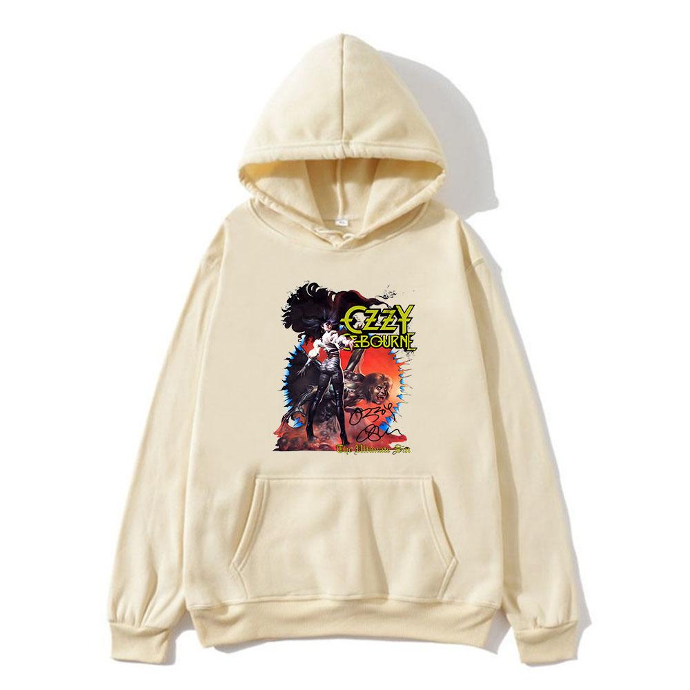 

Худи Ozzy Osbourne с капюшоном, удобная толстовка для весны и лета, мягкая повседневная одежда, худи-пуловеры 3XL