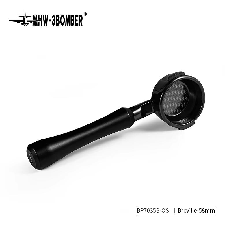 MHW-3BOMBER Бездонный портафильтр для эспрессо с корзиной-фильтром для кофемашин Breville/Delonghi/Lamarzocco/E61