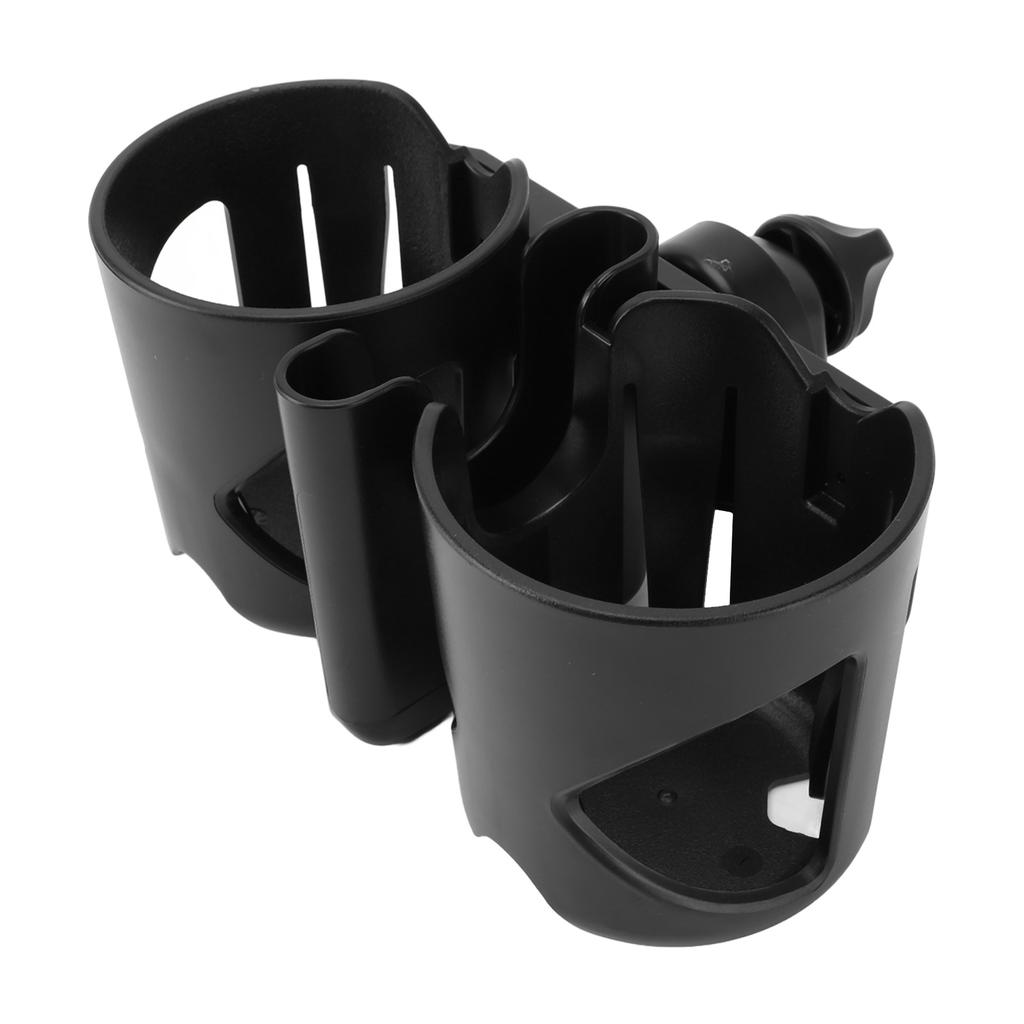 3 In 1 Stroller Cup Holder with Phone Holder 360 Degree Rotatable Universal Wheelchair Cup Holder Fo