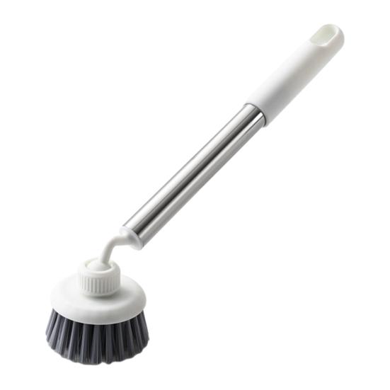 

Pot Brush Hanging Hole Design Deep Cleaning Kitchen Brush Universal Rotating Head Multi-Use Pan Cleaning Brush
