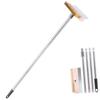 Pizza Oven Cleaning Brush Grill Cleaning Tool with Scraper for Home Kitchen and Commercial Use Long Handle Design