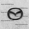 Rxlku10 Mazda MX5 Glossy Black ABS Front Grille Eemblem Rear Trunk Badge Letters Sticker For Mazda MX-5 Miata NC ND Logo Accessories