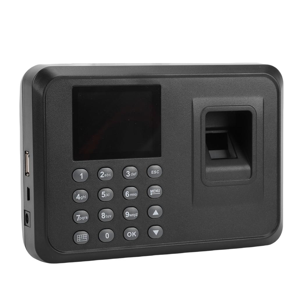 Employees Time Clock 2 In 1 Fingerprint Password In Out Machine Attendance Punch Recorder Tracker for Small Business US