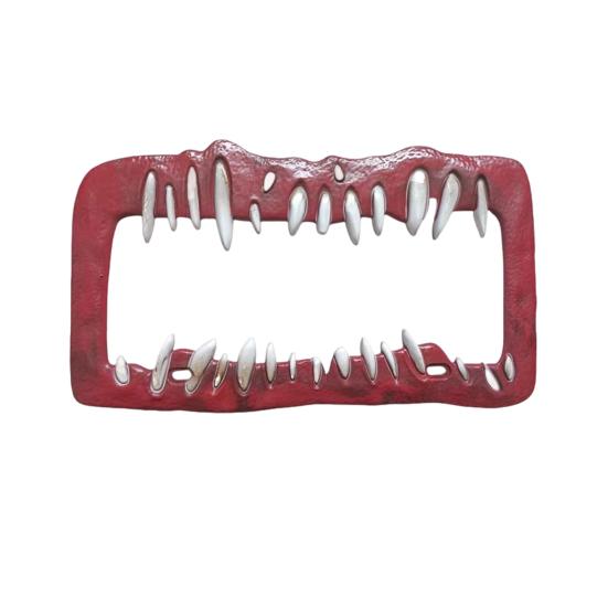 Halloween Horror License Plate Frame Universal Fit Simple Installation Weather-Proof